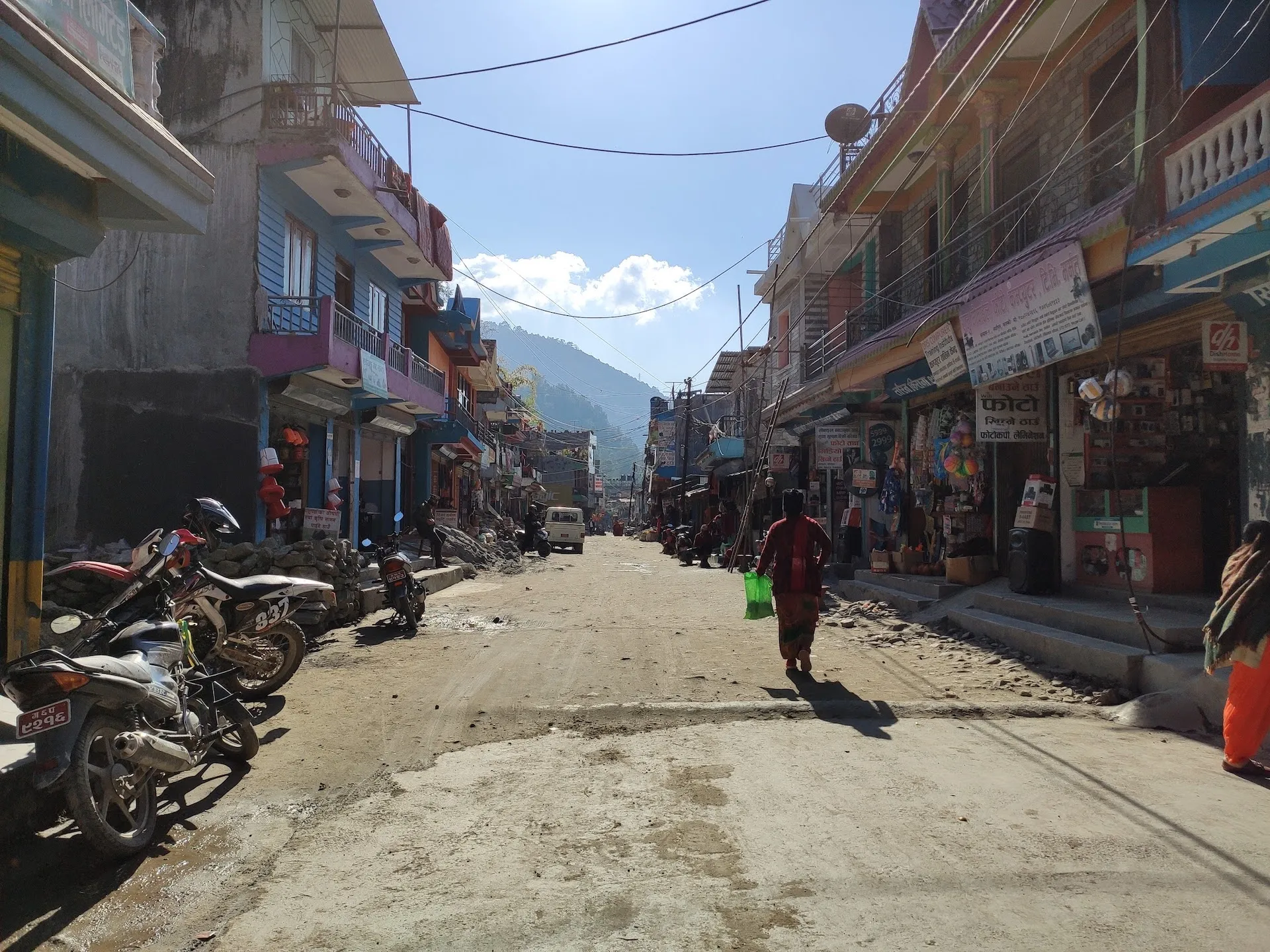 Si parte da Nayapul per il trekking sull'Annapurna